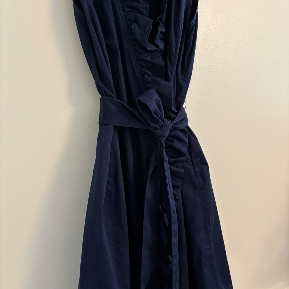 Elizabeth McKay Midnight Blue Ruffle Dress - Picture 5 of 11